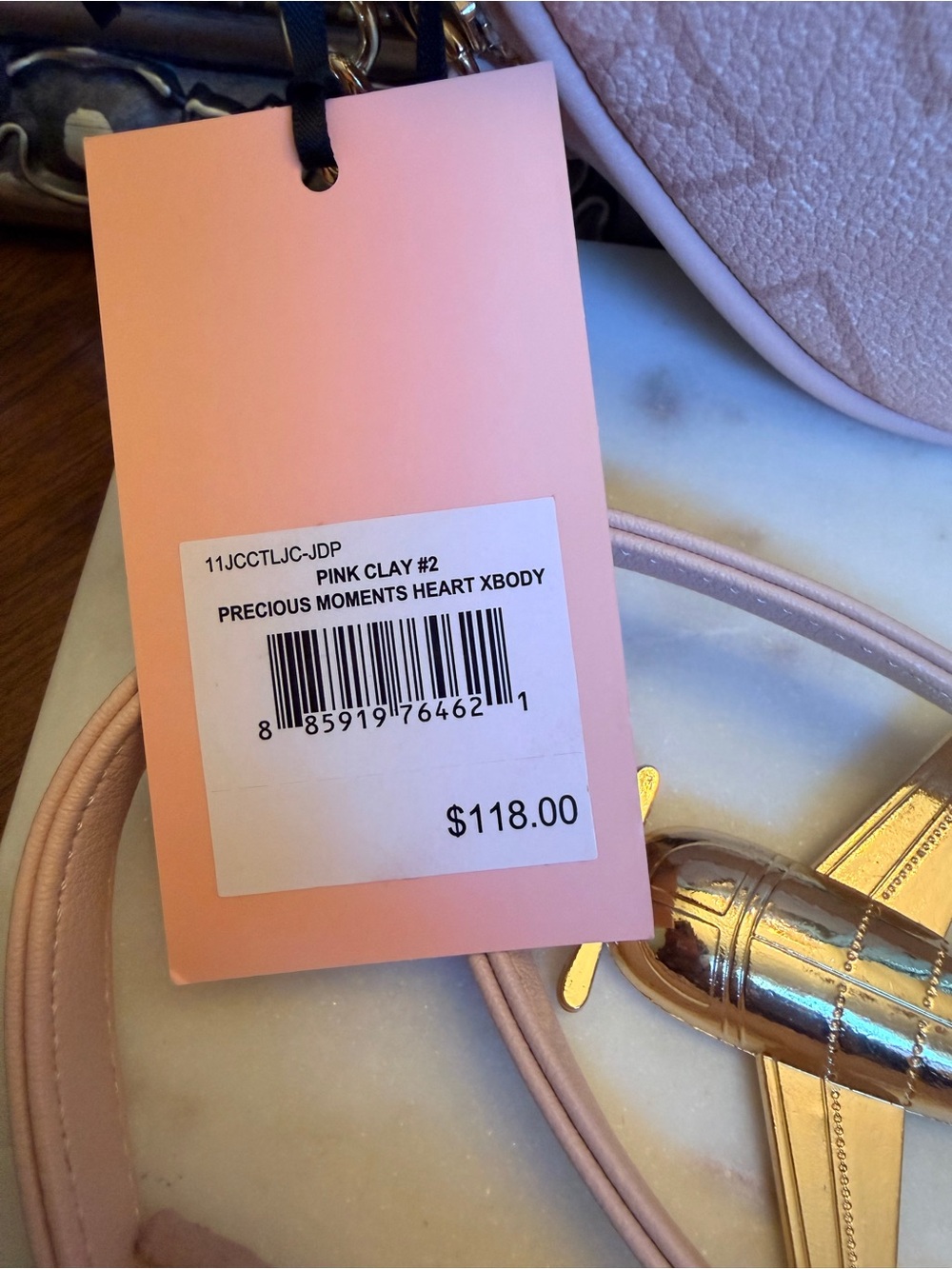 Juicy Couture Heart Crossbody Bag NWT $118 Retail + Bonus Airplane Gifts Added - Picture 8 of 15